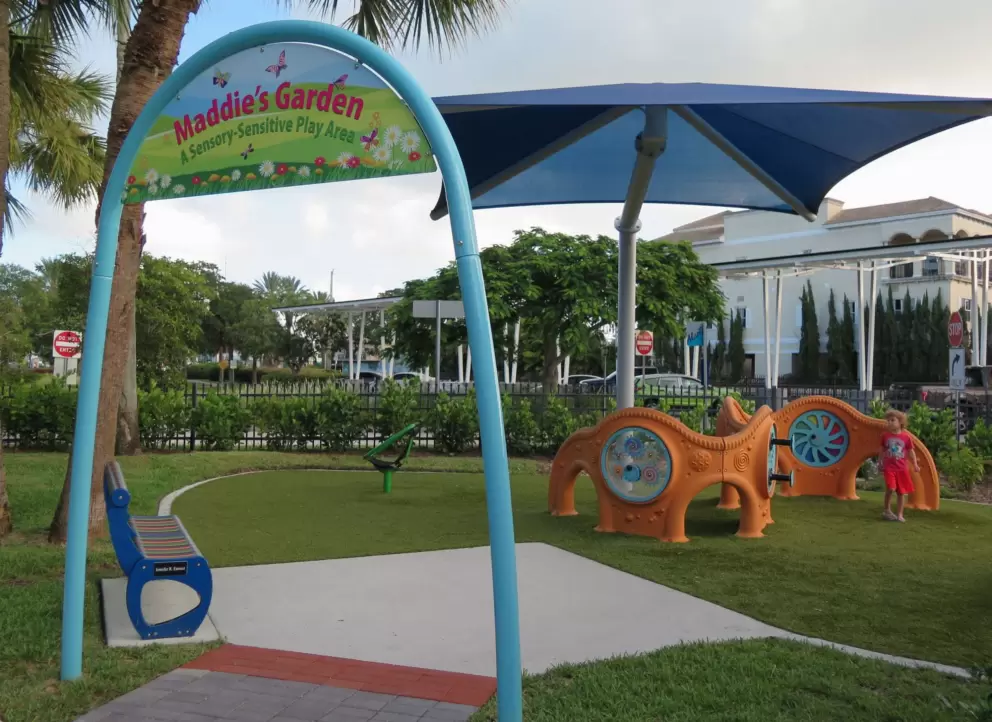 Sensory sensitive play area.