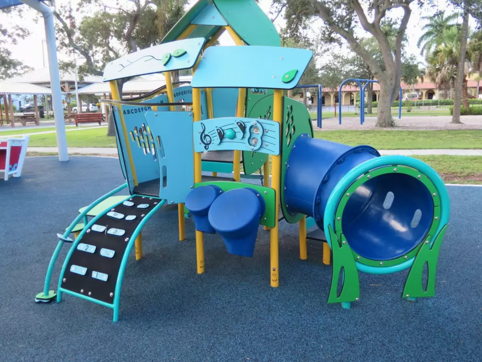 Musical toddler playground.