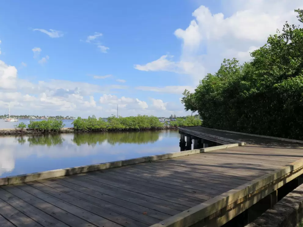 The boardwalk is short but pleasant.