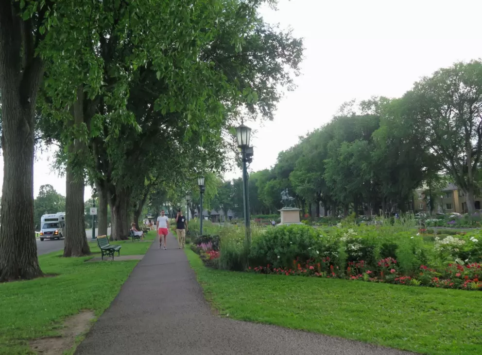 Joan of Arc Gardens in Plains of Abraham.
