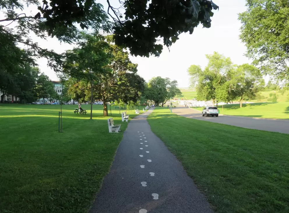 Pathway in Plains of Abraham.