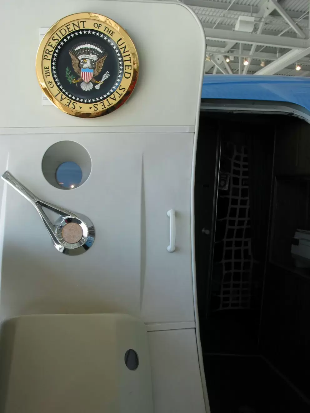 The seal on the door of Air Force One.