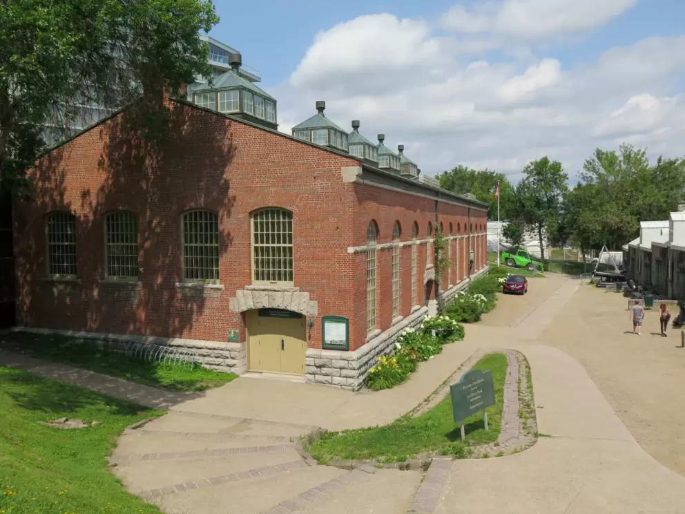 The Information building for Artillery Park. 