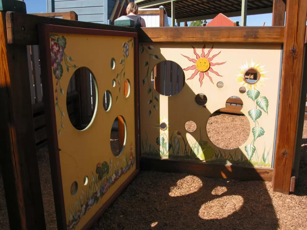 Places for toddlers to play peekaboo!