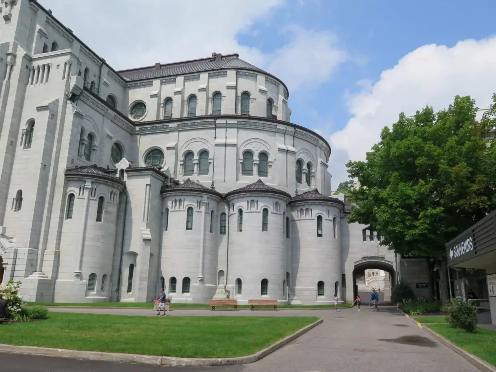 The side of the sanctuary.