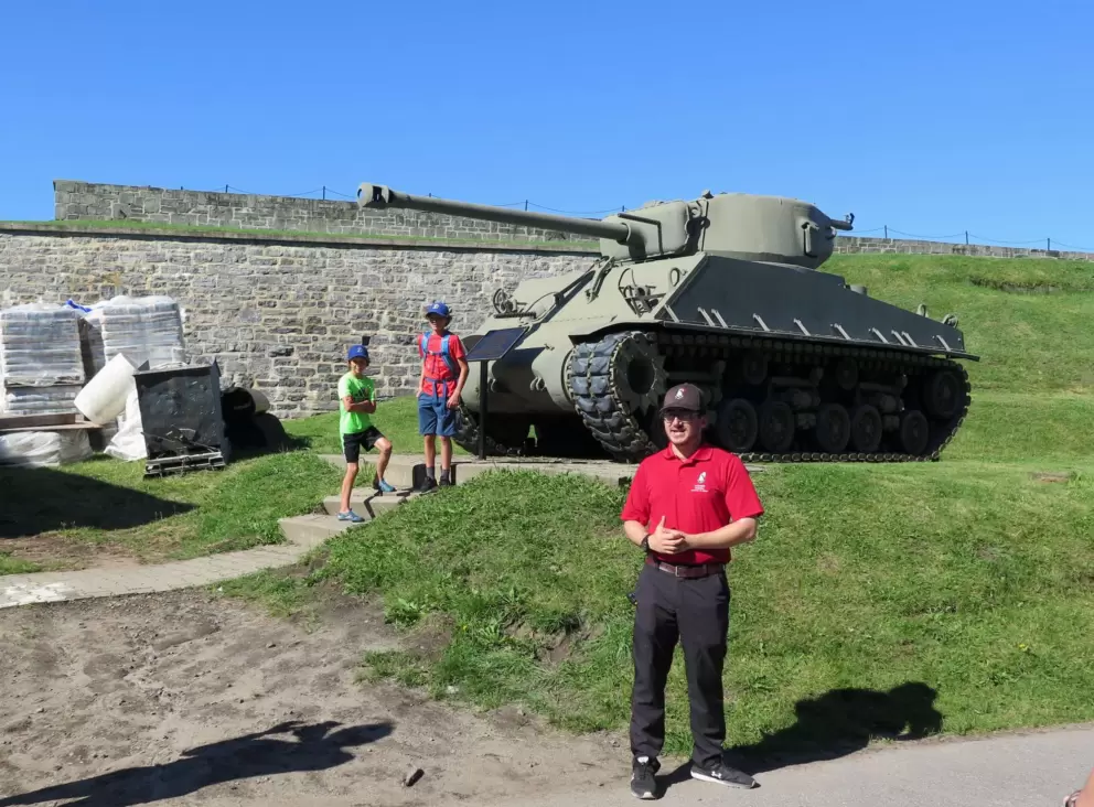 Our tour guide explained many things!