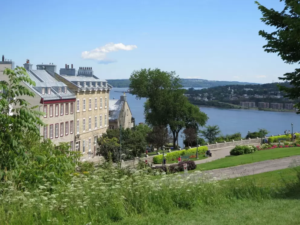 Views of the river as you round the corner on the path that leads to the citadel.