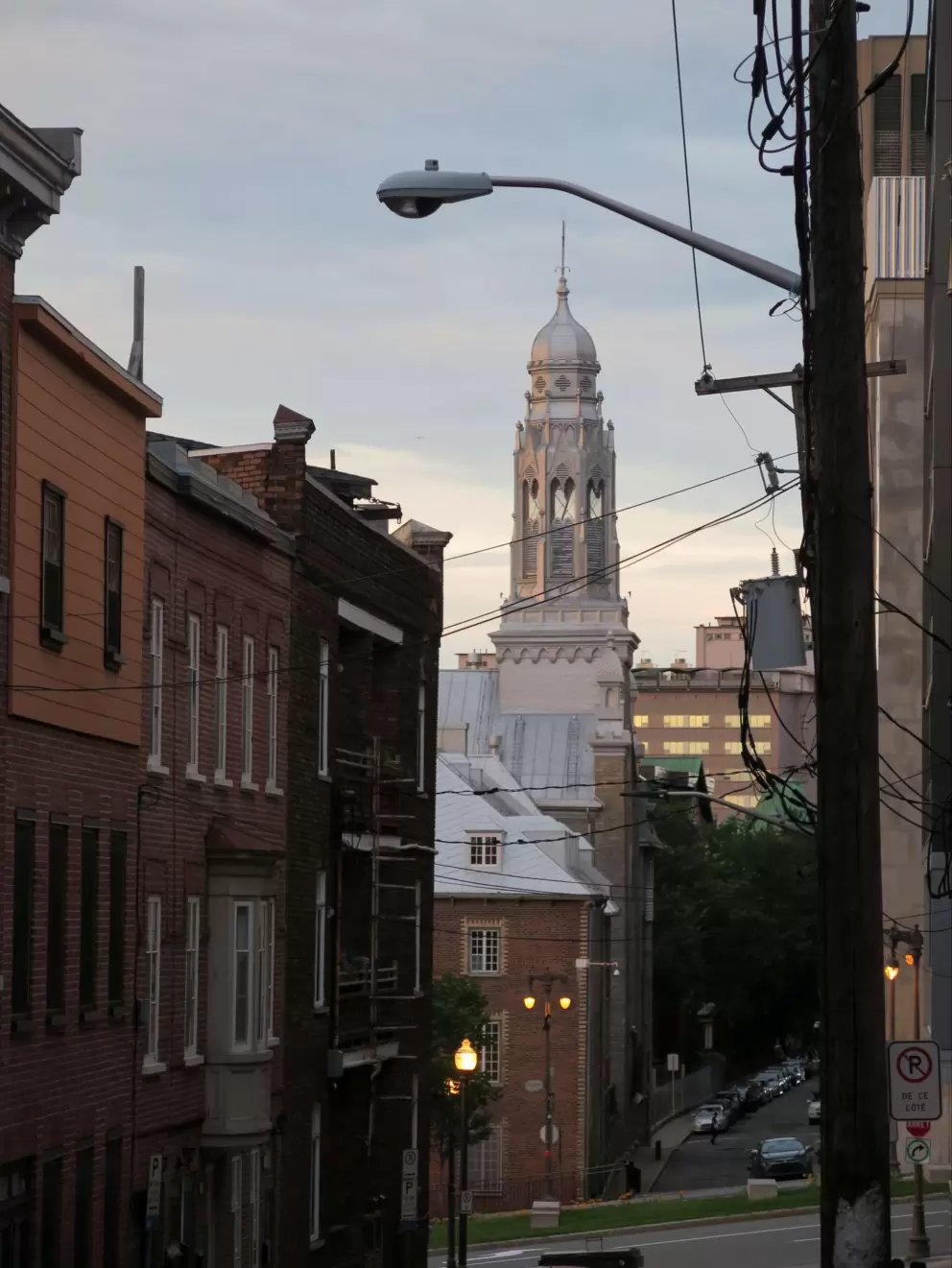 Magical architecture at night.