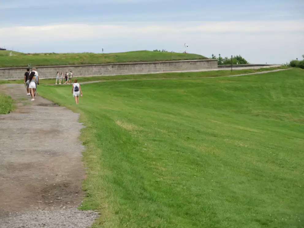 Space galore! If you walk toward View Point Saint Laurent River.