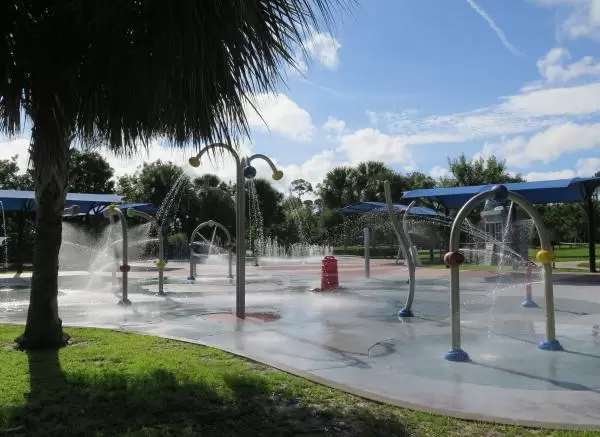 Splash pad in full force. 