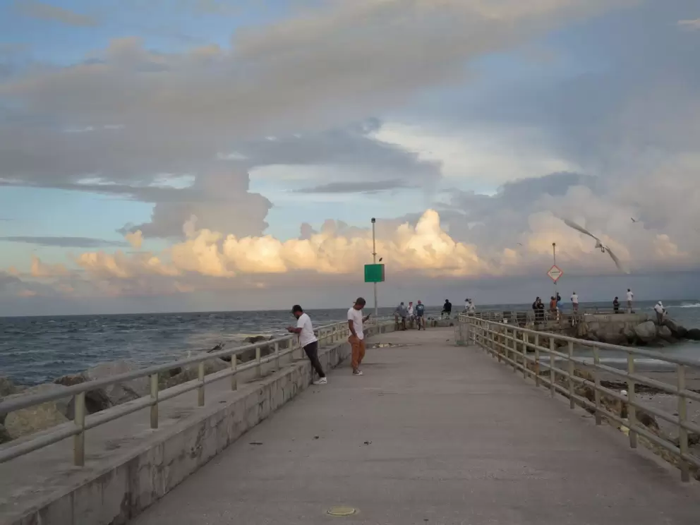 Lovely time of day at the jetty. 