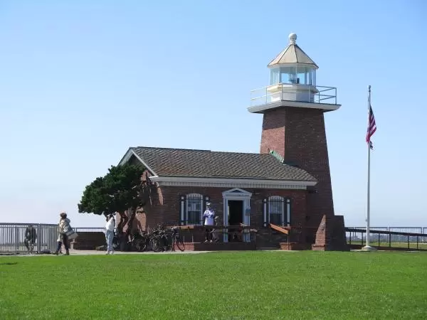 The lighthouse is a surf museum. 