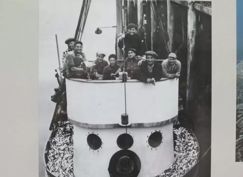 Cute historic photo of sardine fishermen- you can see this at the side of the museum without paying to go in. 