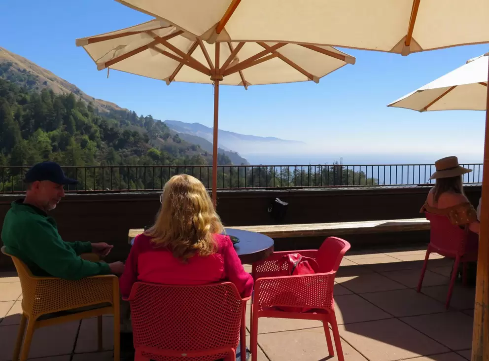 A blissful lunch at Nepenthe. 