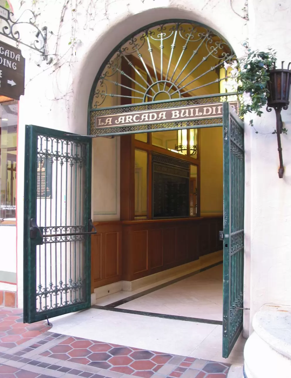 Ornate entryway.