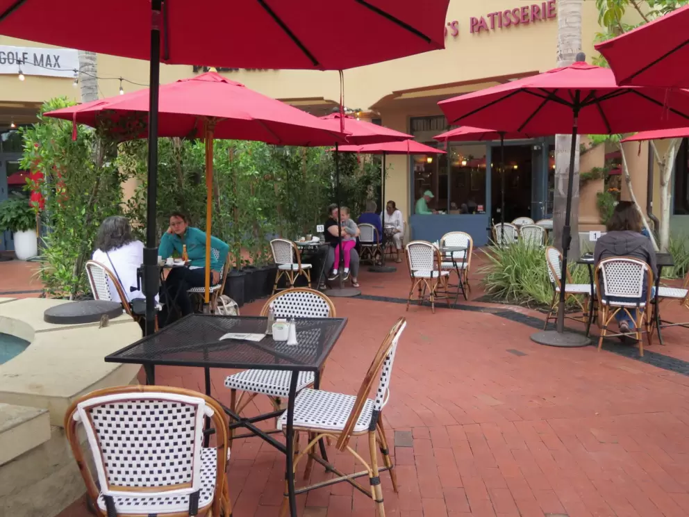 Renaud's Patisserie is a lovely place to sit. 