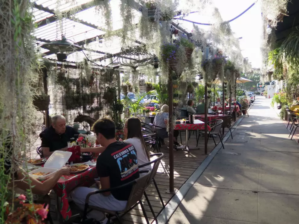 Rose Cafe, nearby on Cliff Drive. 