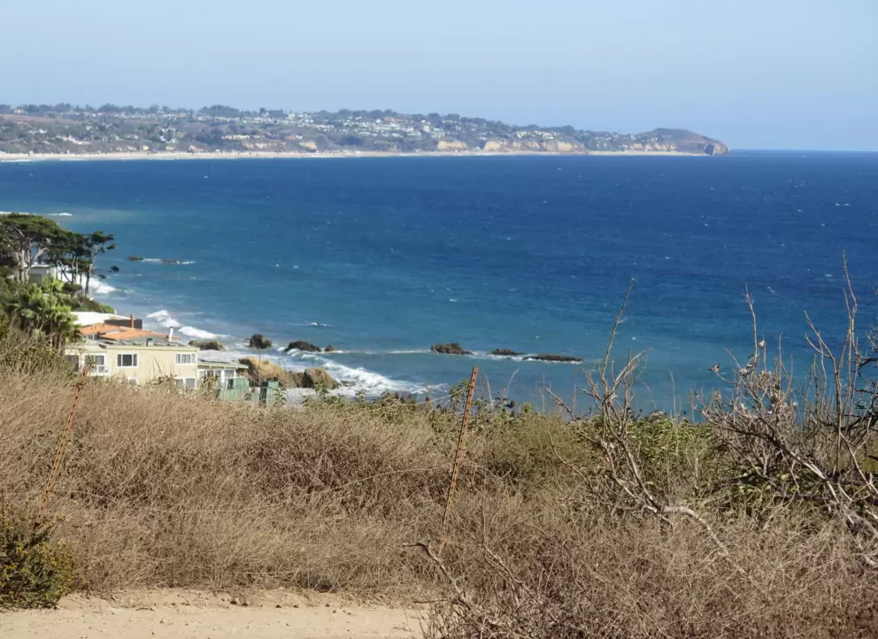 Headland in the distance. 