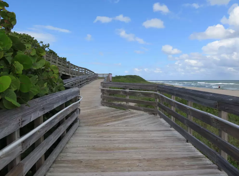 The boardwalk is wonderful. 