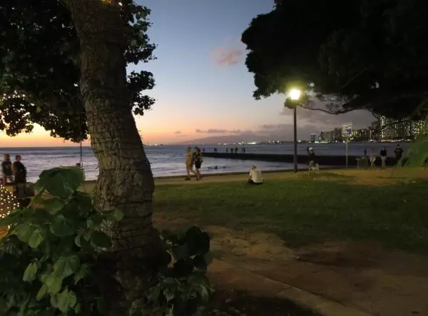 Waikiki Beach, near Kapahulu Avenue