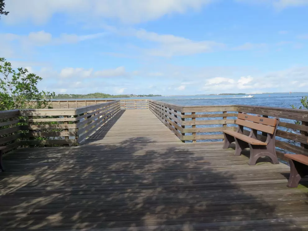 The boardwalk. 