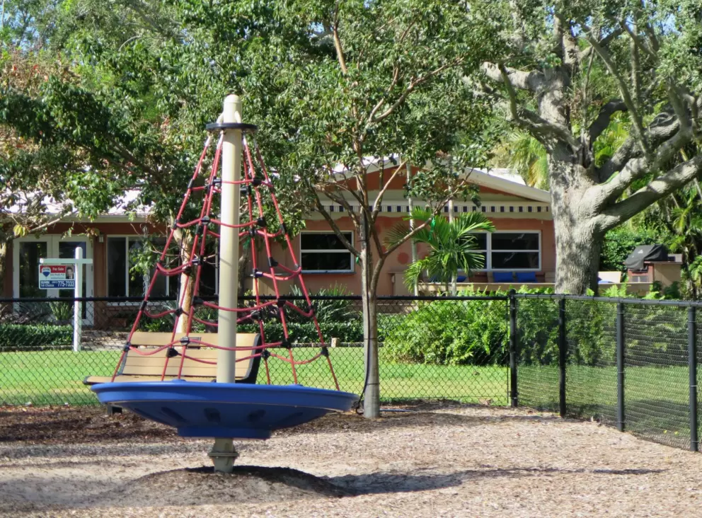 Spinner at the playground. 