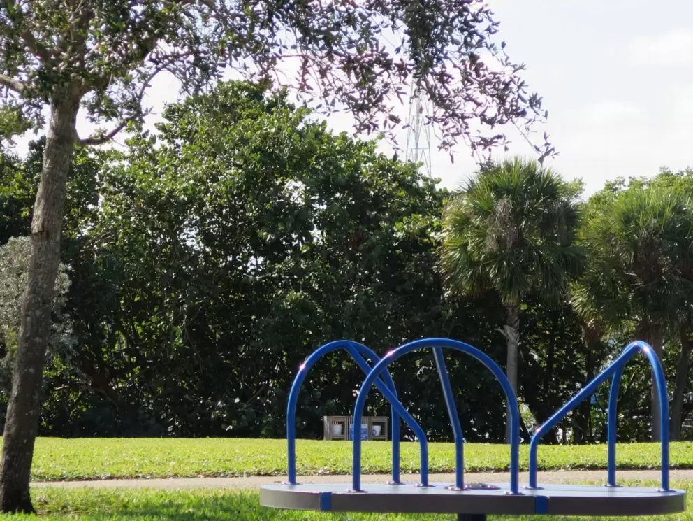 Merry Go Round at the playground. 