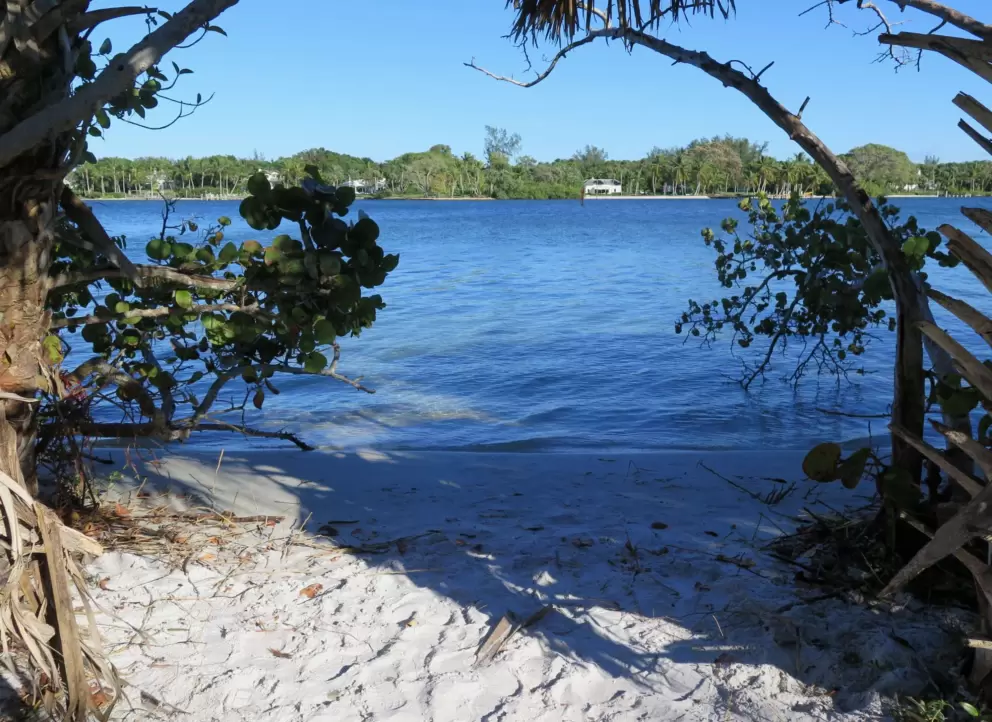You can see Jupiter Island on the other side. 