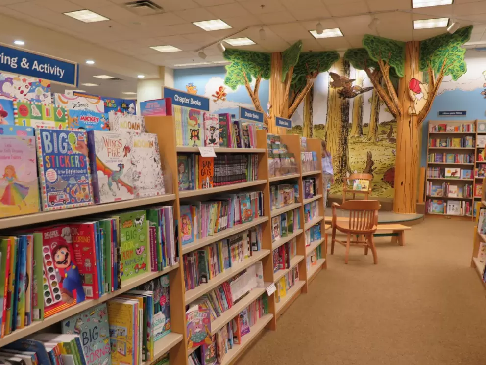 Barnes and Noble has a nice kids section.