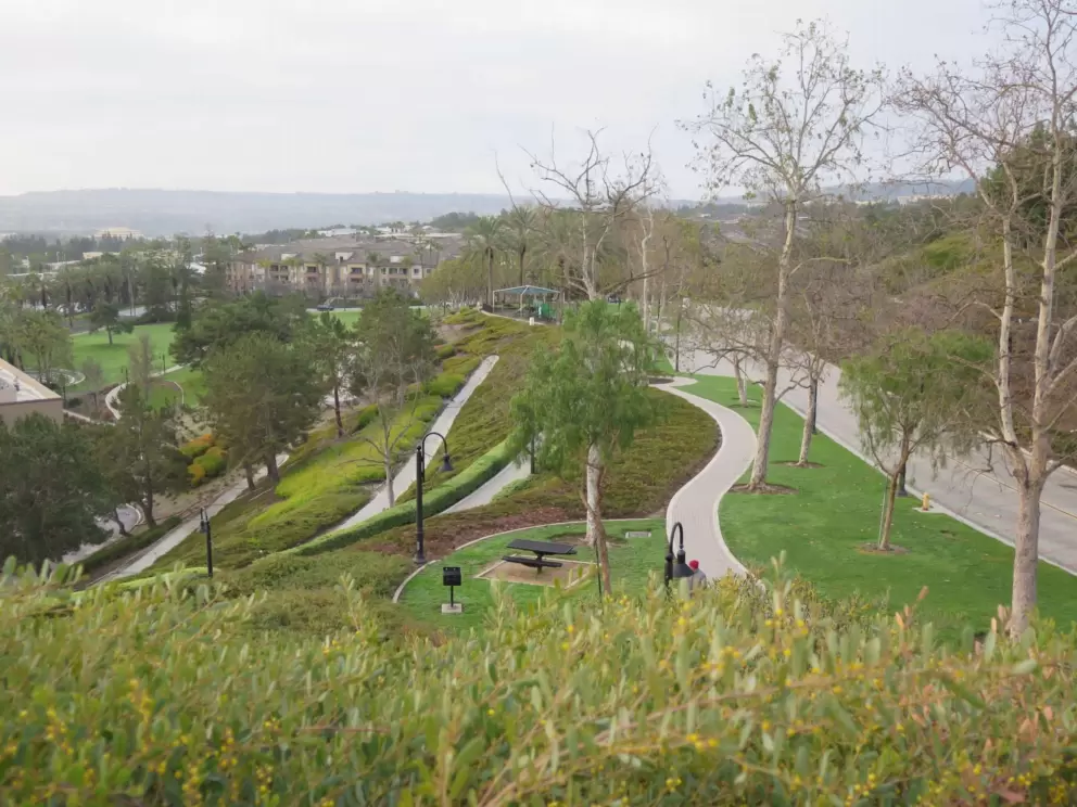 View over Grand Park. 
