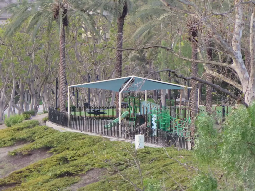 The playground at Grand Park. 