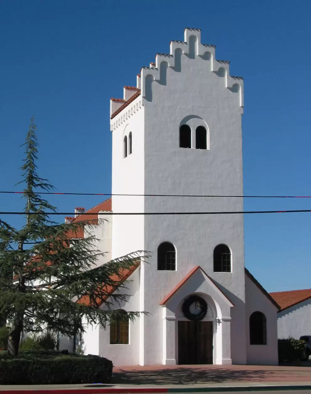 Bethania Lutheran Church, on your way to the park.