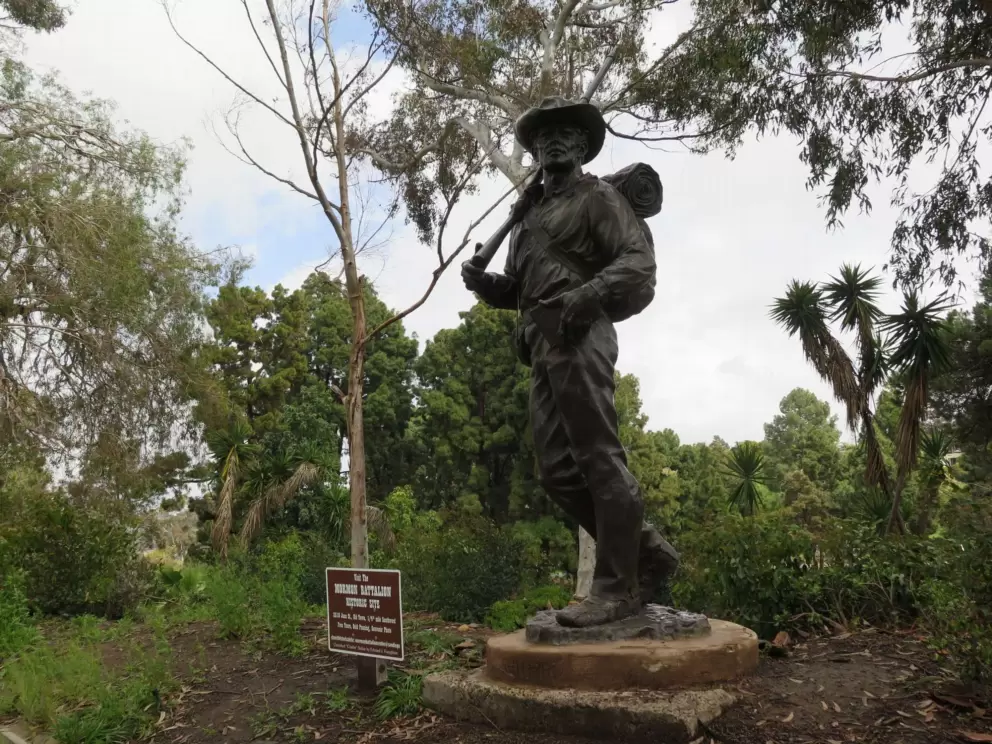 Charlie statue by Edward J. Fraughton. 