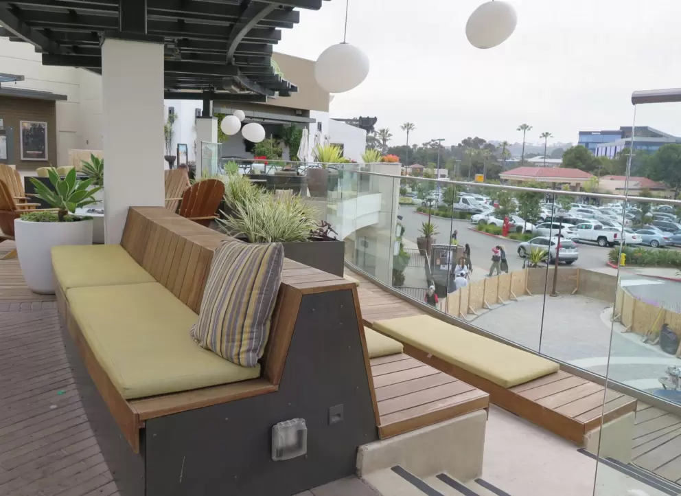 Couches at the public space. 