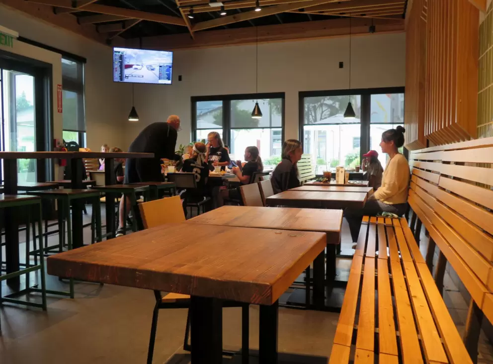 Shack Shack is a popular spot. 
