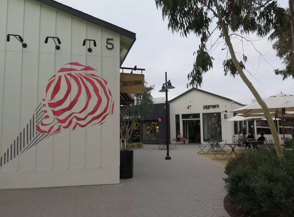 Ice cream mural. 