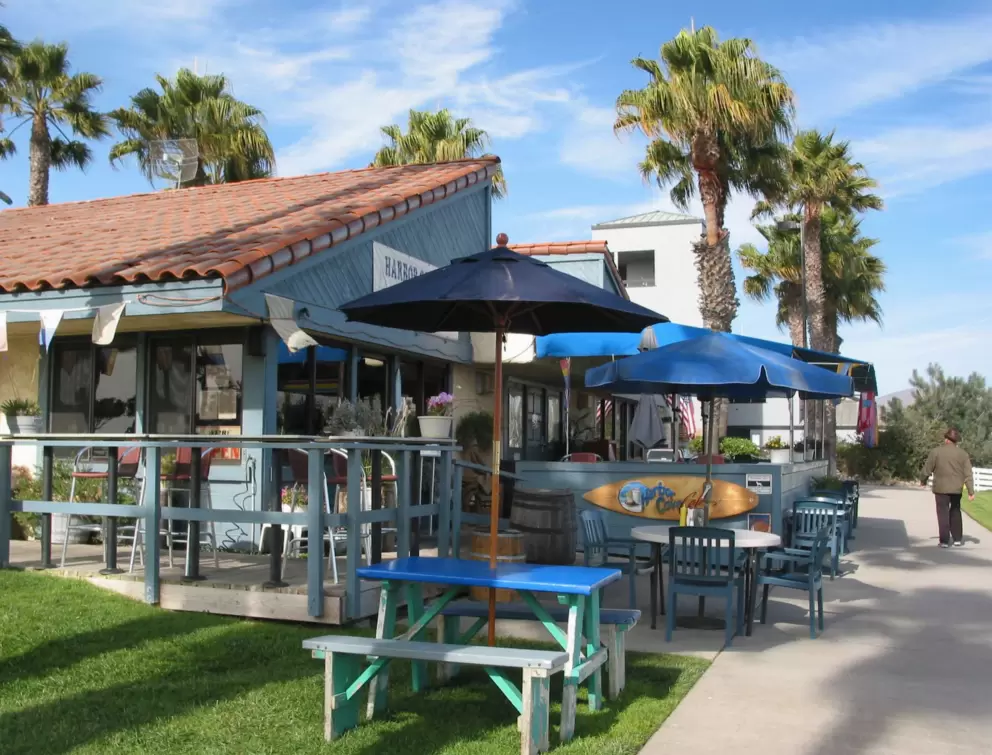 Harbor Cove Cafe, next door to the Channel Islands Visitor Center- a great place to eat!