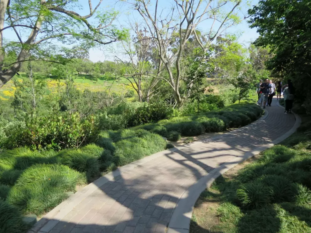 Winding path. 