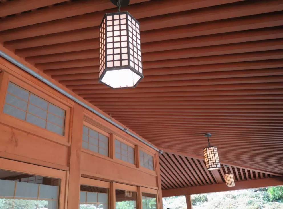 Lanterns at the pavilion. 