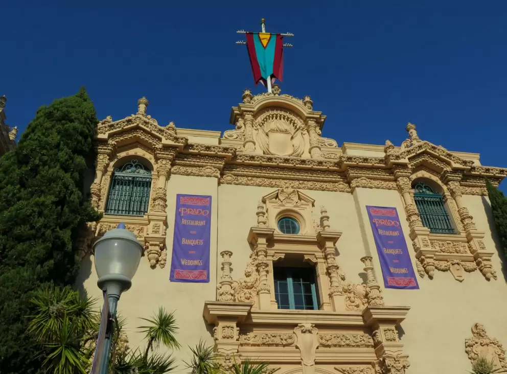 House of Hospitality building, in the main square. 