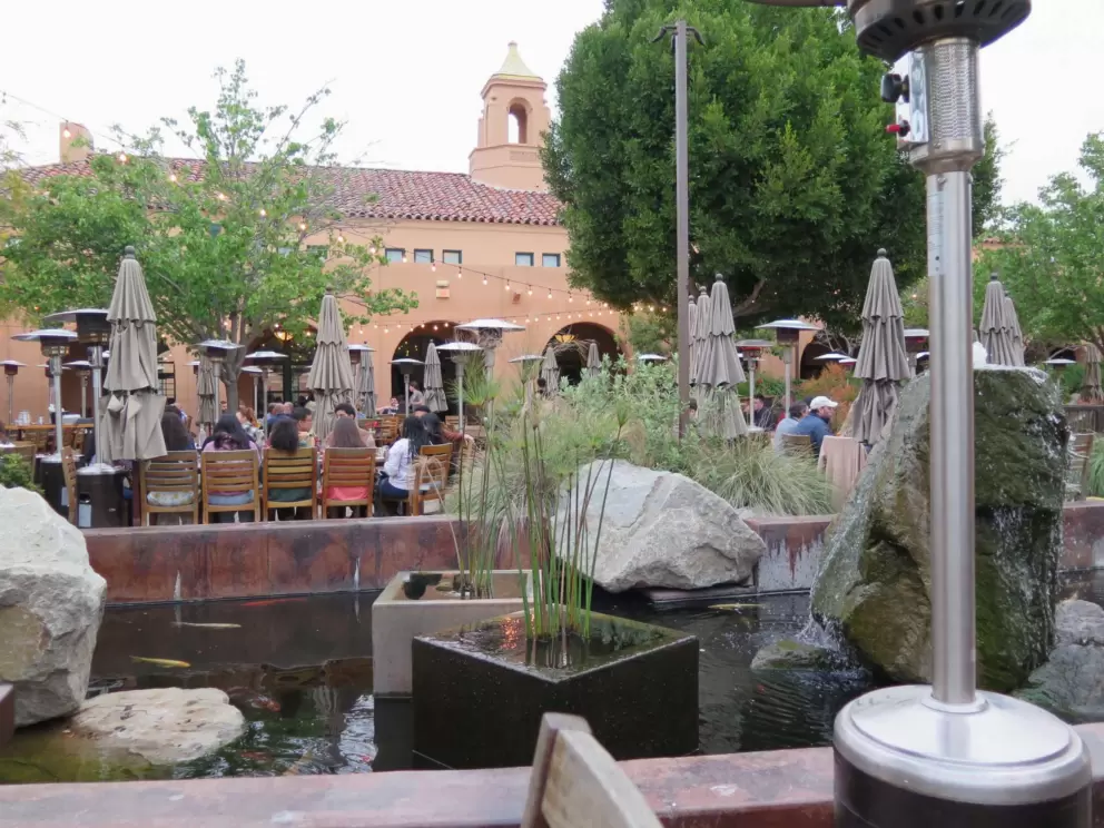 The garden at Stone Brewing. 