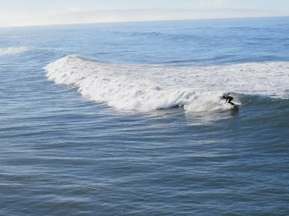 Beautiful January day in the surf. 