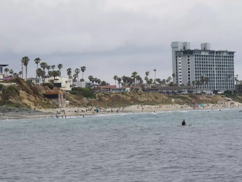 Surfer at Tourmaline Surf Park.