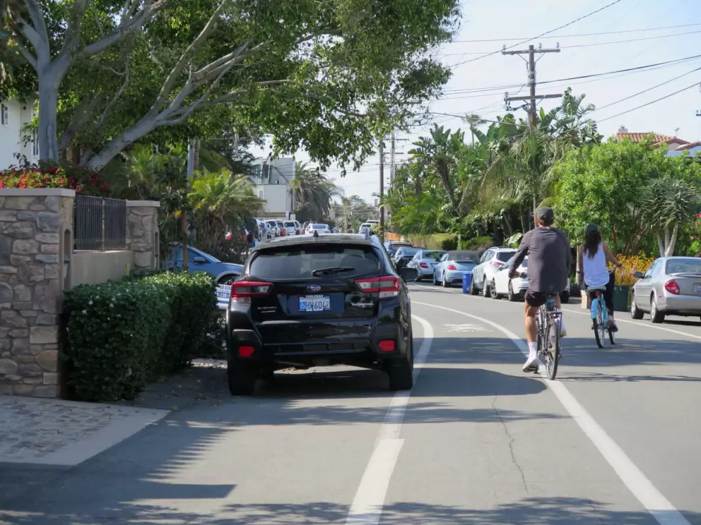 Bike riding to the beach. 