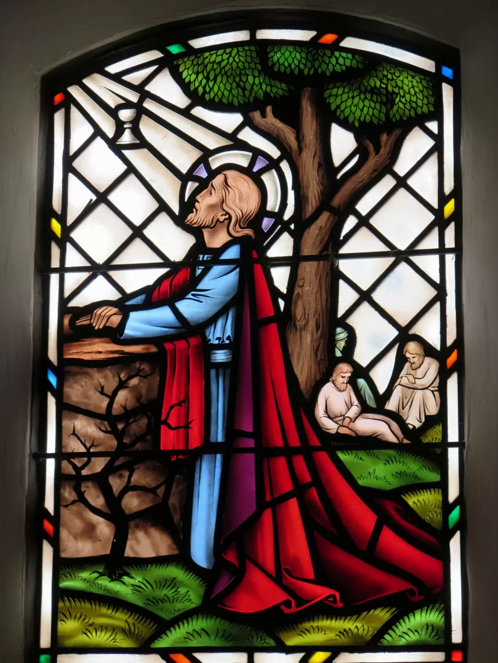 A lovely stained glass window. 