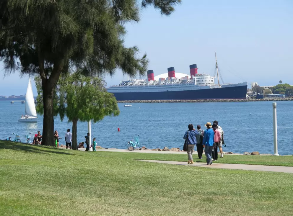 Views of The Queen Mary. 