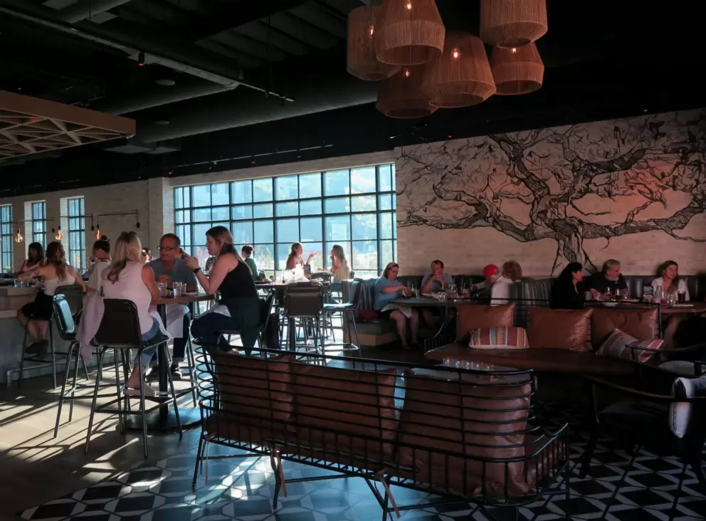 Inside Eureka!, a restaurant at Commons at Aliso Viejo. 