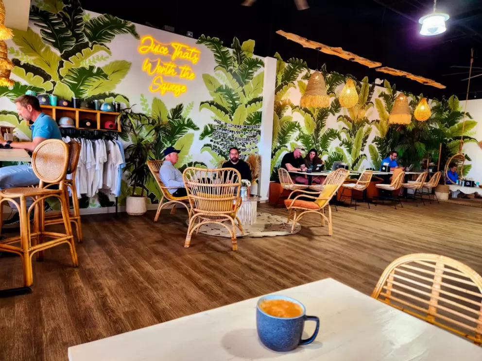 Golden Juicery is a nice place to check out nearby. 
