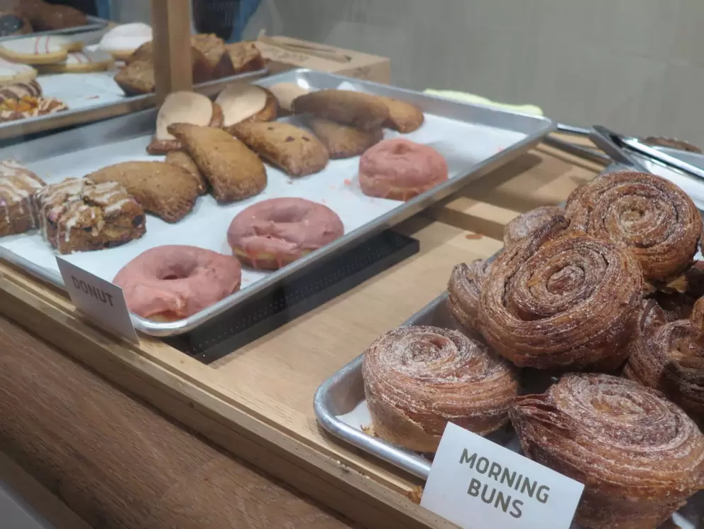 Morning buns at Rye Goods Bakery. 