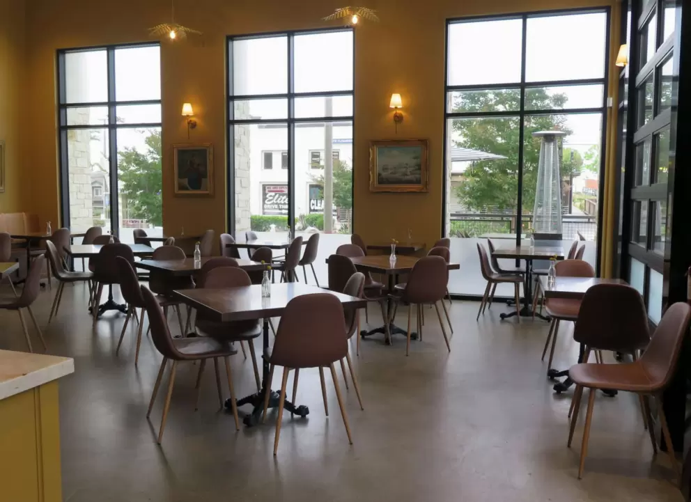 Inside Maison Cafe. 